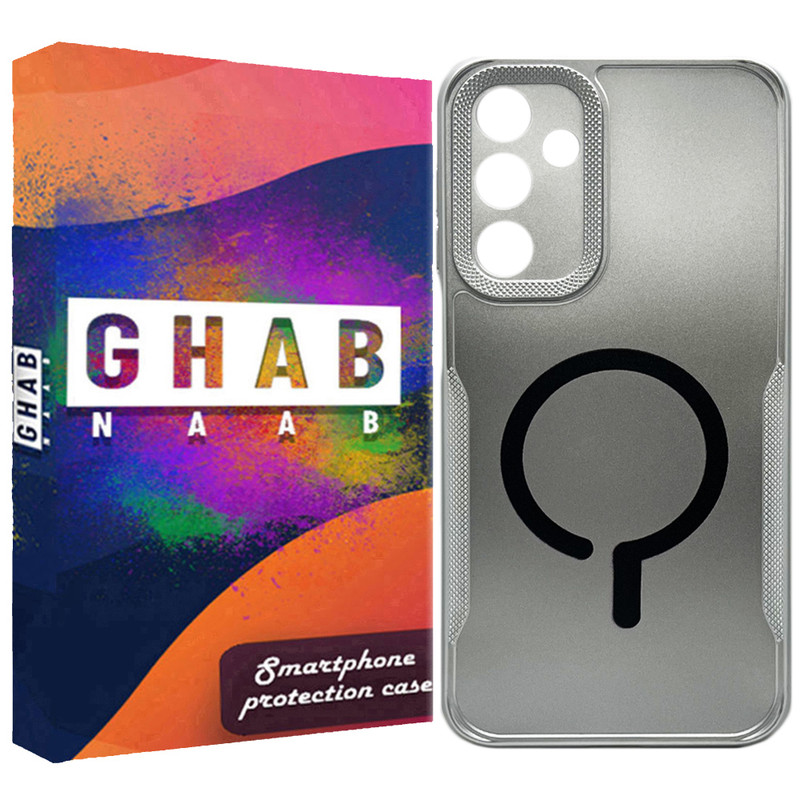 کاور قاب ناب مدل متالیک طرح مگسیف مناسب برای گوشی موبایل سامسونگ Galaxy A16 / A16 5G