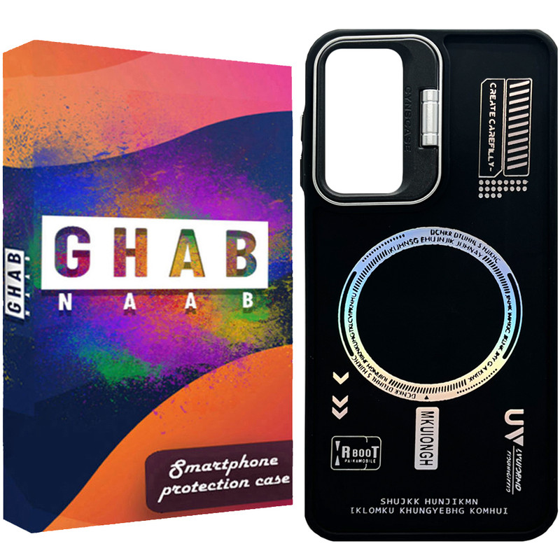 کاور قاب ناب مدل استند دار طرح مگ سیف مناسب برای گوشی موبایل سامسونگ Galaxy A16 4G / A16 5G