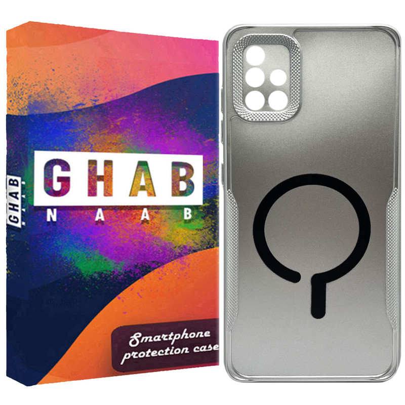کاور قاب ناب مدل متالیک طرح مگسیف مناسب برای گوشی موبایل سامسونگ Galaxy A51 / M40s