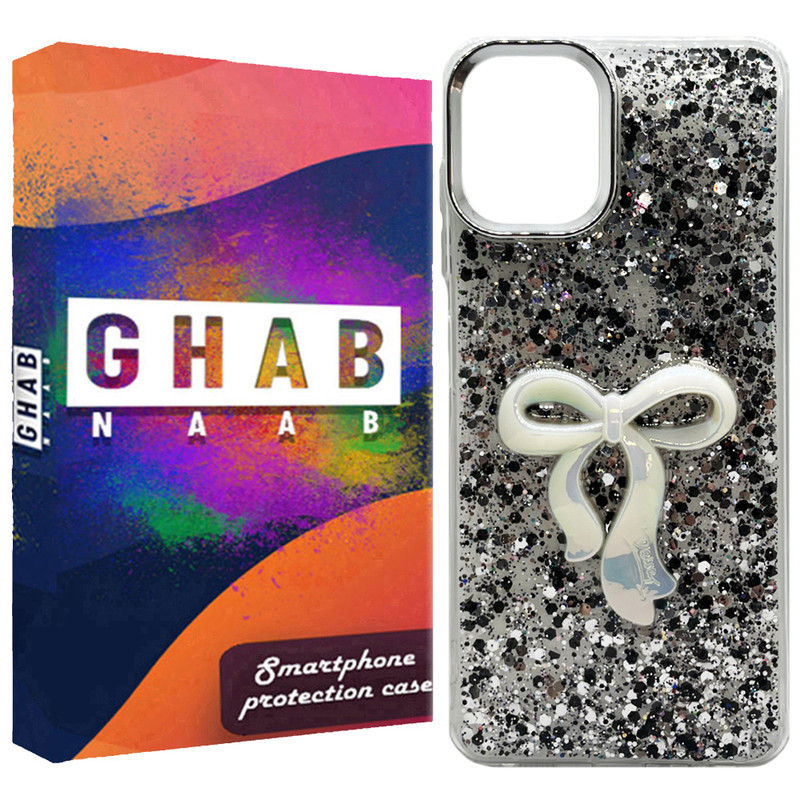 کاور قاب ناب مدل اکلیلی دخترانه طرح پاپیون مناسب برای گوشی موبایل سامسونگ Galaxy A06