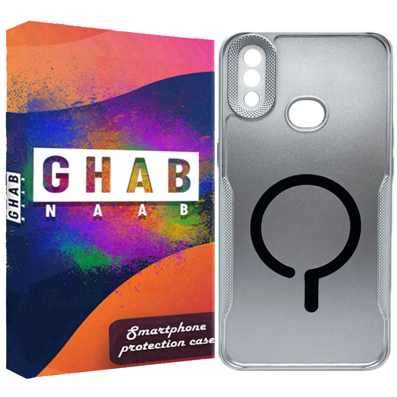 کاور قاب ناب مدل متالیک طرح مگسیف مناسب برای گوشی موبایل سامسونگ Galaxy A10s