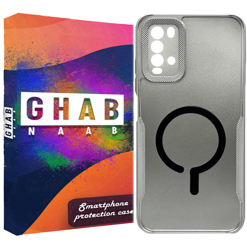 کاور قاب ناب مدل متالیک طرح مگسیف مناسب برای گوشی موبایل شیائومی Redmi 9T