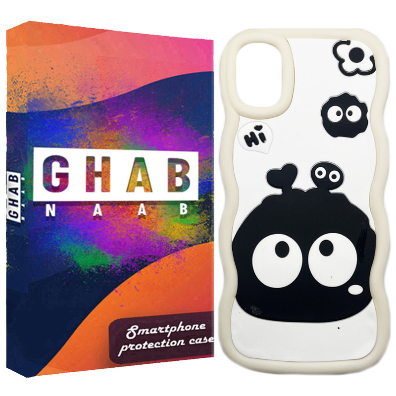 کاور قاب ناب مدل سولید طرح هپل مناسب برای گوشی موبایل سامسونگ Galaxy A05