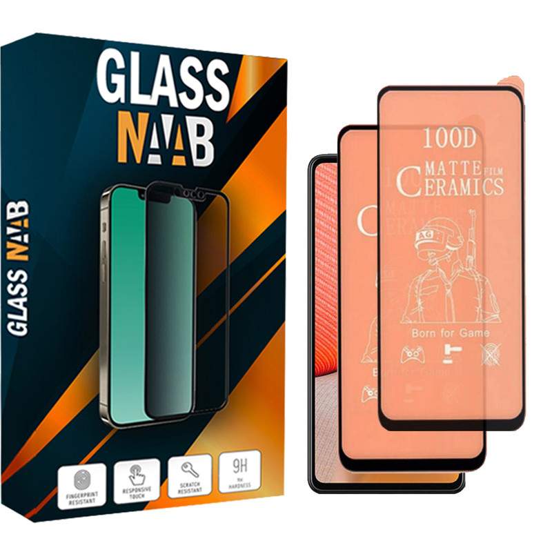 محافظ صفحه نمایش سرامیکی مات گلس ناب مدل CerMatte مناسب برای گوشی موبایل سامسونگ Galaxy A71 / M51 / M52 5G / Note10 Lite / S10 Lite بسته دو عددی
