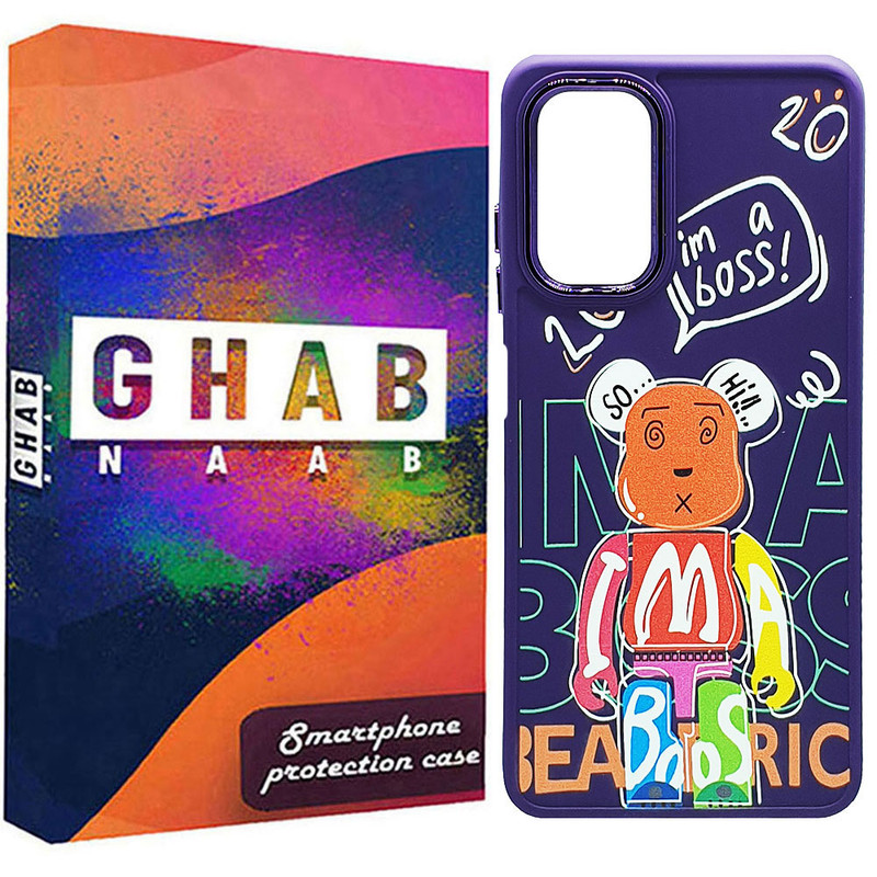 کاور قاب ناب طرح Bear مدل سیلیکونی مناسب برای گوشی موبایل سامسونگ Galaxy A24 / A24 5G