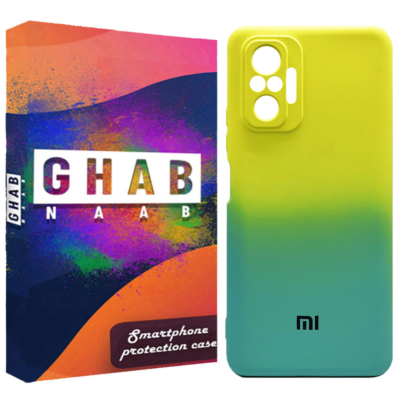 کاور قاب ناب مدل سیلیکونی دو رنگ مناسب برای گوشی موبایل شیائومی Redmi Note 10 Pro 4G / Note 10 Pro Max