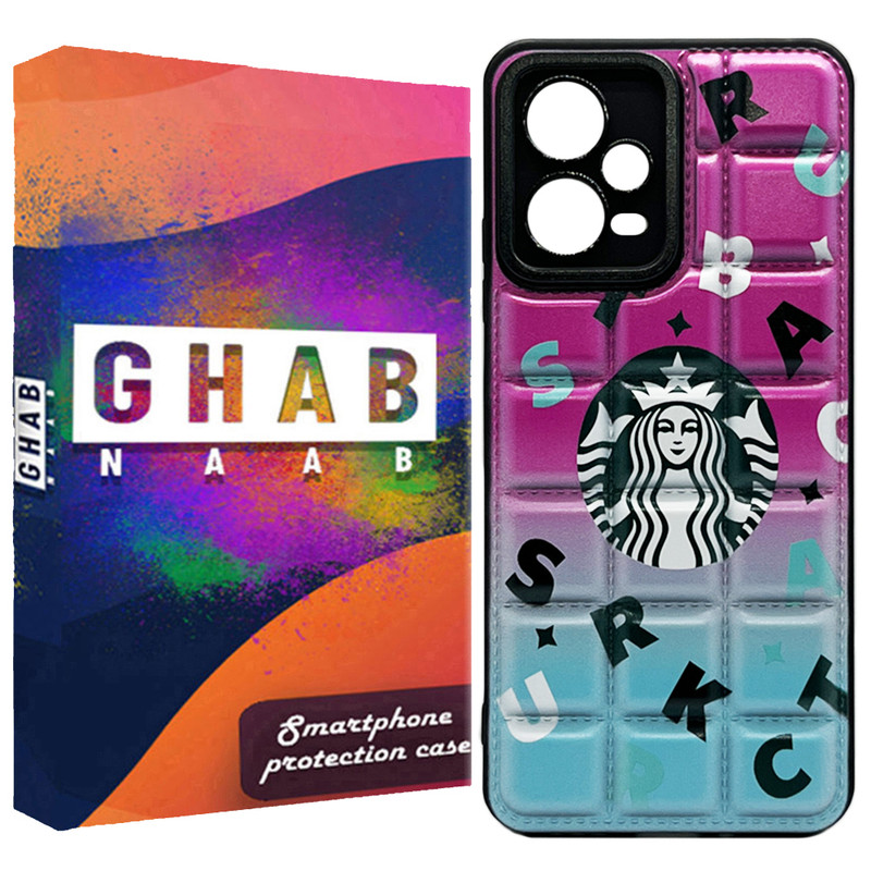 کاور قاب ناب مدل پافری بالشتی طرح star مناسب برای گوشی موبایل شیائومی Redmi Note 12 Pro 5G / Note 12 Pro Plus 5G