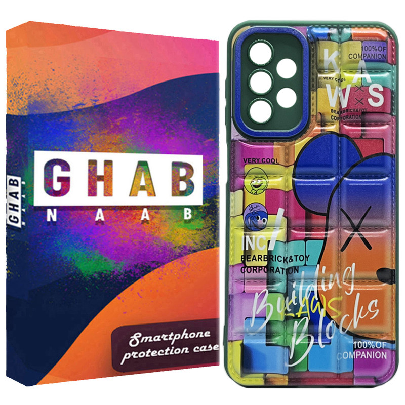کاور قاب ناب مدل پافری بالشتی طرح خرس مناسب برای گوشی موبایل سامسونگ Galaxy A33 5G