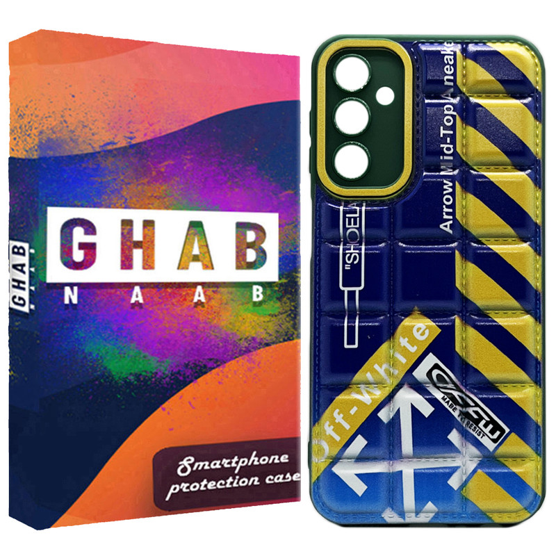 کاور قاب ناب مدل پافری بالشتی طرح off مناسب برای گوشی موبایل سامسونگ Galaxy A34 / A34 5G