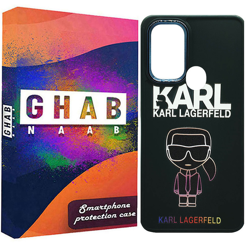 کاور قاب ناب طرح Karl مدل سیلیکونی مناسب برای گوشی موبایل سامسونگ Galaxy A11 / M11