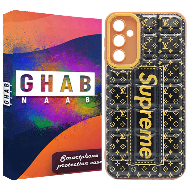کاور قاب ناب مدل پافری بالشتی طرح شطرنجی مناسب برای گوشی موبایل سامسونگ Galaxy A14 / A14 5G