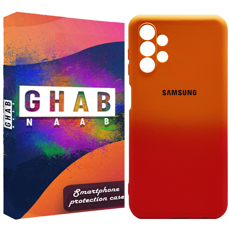 کاور قاب ناب مدل سیلیکونی دو رنگ مناسب برای گوشی موبایل سامسونگ Galaxy A13 4G