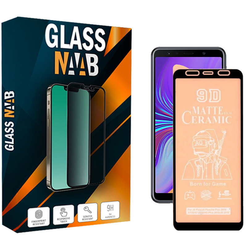 محافظ صفحه نمایش سرامیکی مات گلس ناب مدل CerMatte مناسب برای گوشی موبایل سامسونگ Galaxy A750 / A7 2018