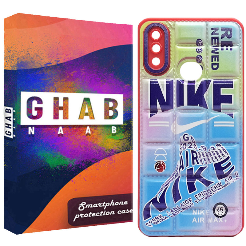 کاور قاب ناب مدل پافری بالشتی طرح air مناسب برای گوشی موبایل سامسونگ Galaxy A10s