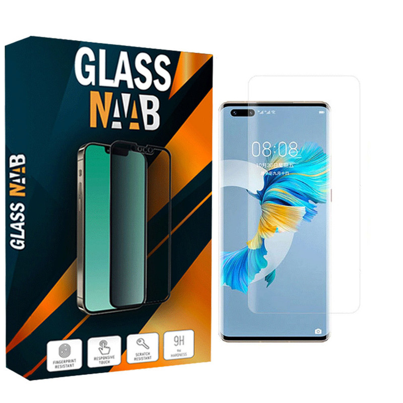 محافظ صفحه نمایش یووی لایت گلس ناب مدل UV-NAB مناسب برای گوشی موبایل هوآوی Mate 40 Pro