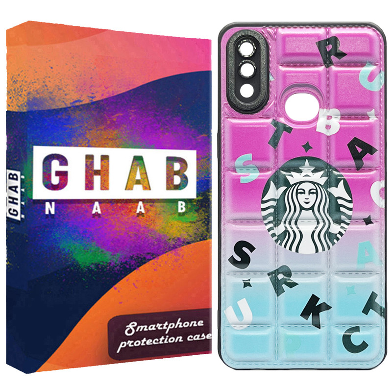 کاور قاب ناب مدل پافری بالشتی طرح star مناسب برای گوشی موبایل سامسونگ Galaxy A10s