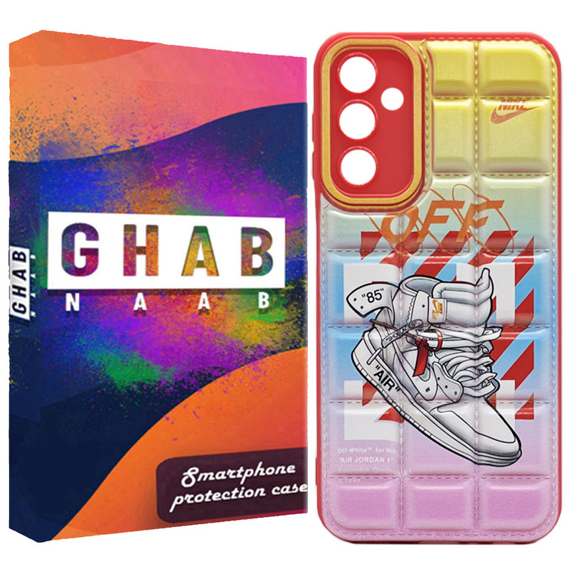کاور قاب ناب مدل پافری بالشتی طرح کتونی مناسب برای گوشی موبایل سامسونگ Galaxy A34 / A34 5G