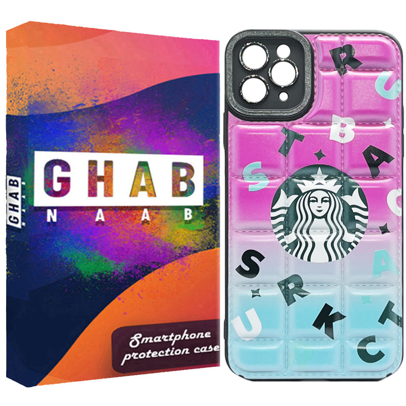 کاور قاب ناب مدل پافری بالشتی طرح star مناسب برای گوشی موبایل اپل IPhone 11 Pro