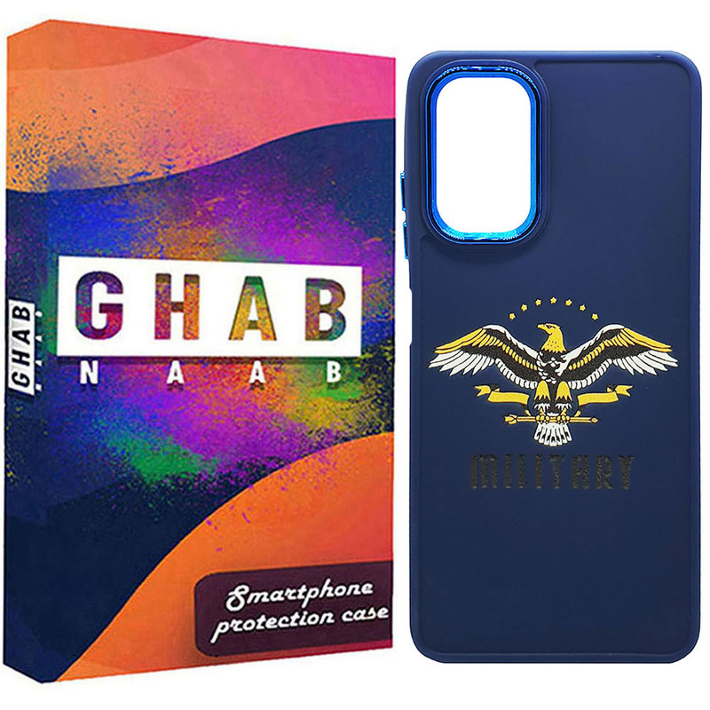 کاور قاب ناب طرح Military مدل سیلیکونی مناسب برای گوشی موبایل سامسونگ Galaxy A14 / A14 5G