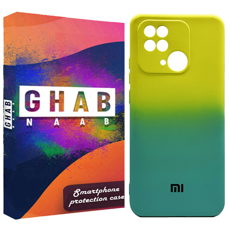 کاور قاب ناب مدل سیلیکونی دو رنگ مناسب برای گوشی موبایل شیائومی Redmi 10C