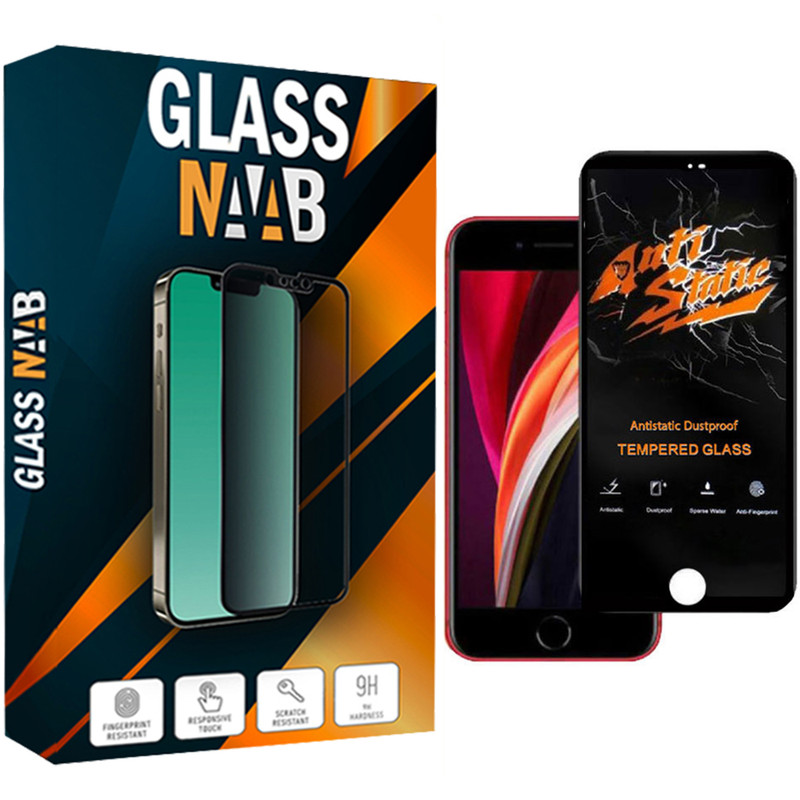 محافظ صفحه نمایش گلس ناب مدل ANTiSTATIC مناسب برای گوشی موبایل اپل IPhone 6Plus / 7Plus / 8Plus