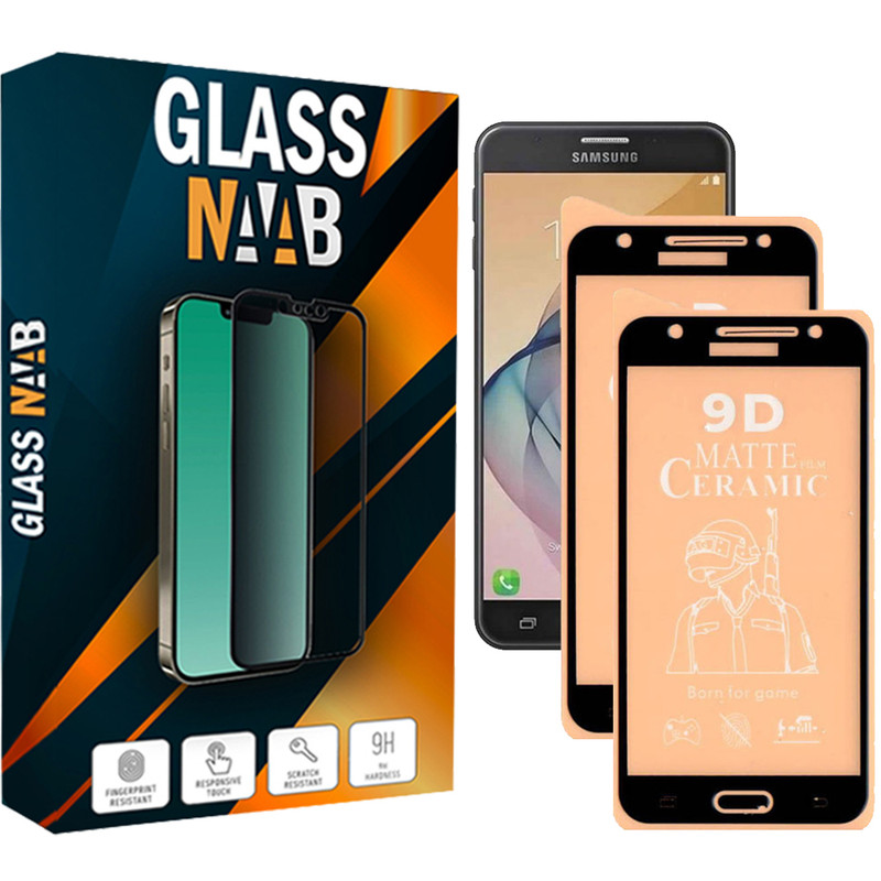 محافظ صفحه نمایش سرامیکی مات گلس ناب مدل CerMatte مناسب برای گوشی موبایل سامسونگ Galaxy J5 Prime بسته دو عددی