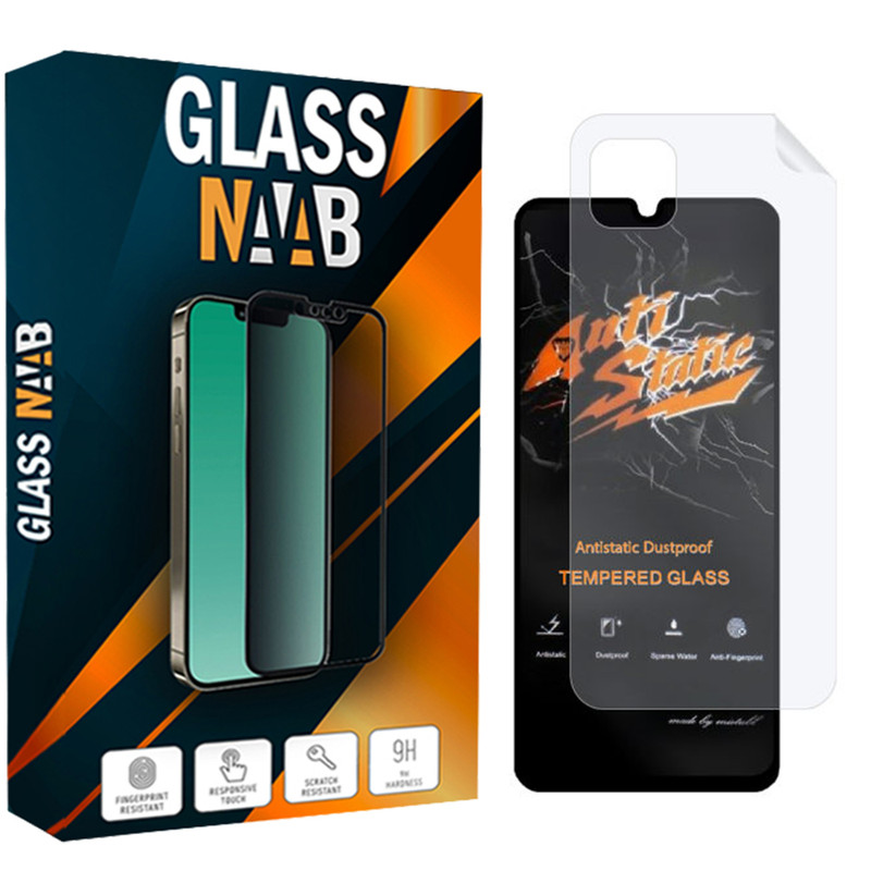 محافظ صفحه نمایش گلس ناب مدل ANTiSTATIC مناسب برای گوشی موبایل سامسونگ Galaxy A22 5G به همراه محافظ پشت گوشی