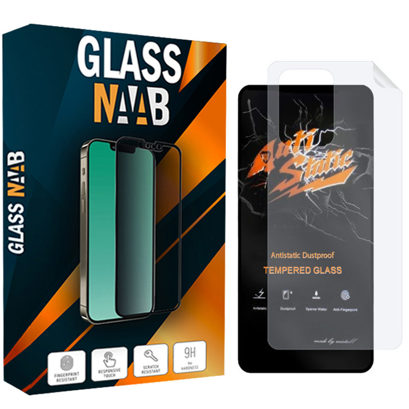 محافظ صفحه نمایش گلس ناب مدل ANTiSTATIC مناسب برای گوشی موبایل شیائومی Redmi Note 11 Pro به همراه محافظ پشت گوشی