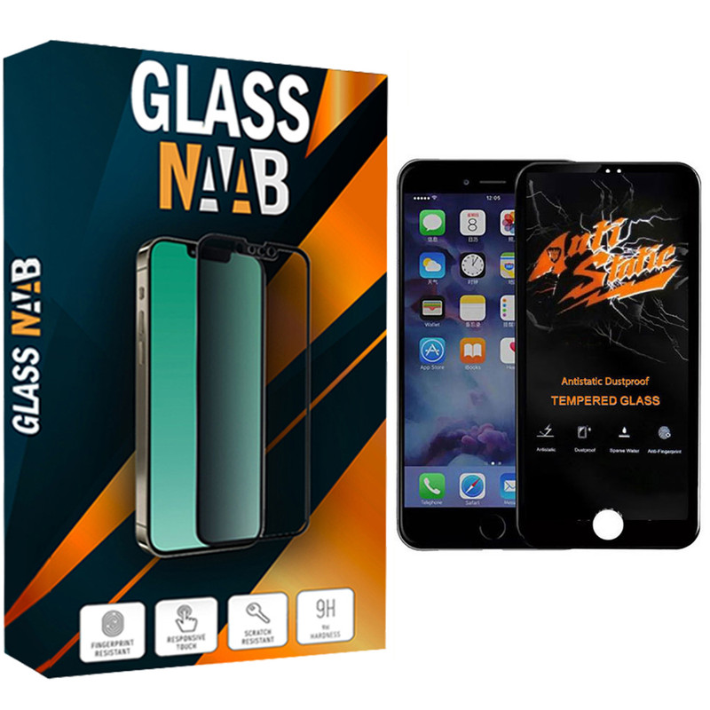 محافظ صفحه نمایش گلس ناب مدل ANTiSTATIC مناسب برای گوشی موبایل اپل IPhone 6 / 6S