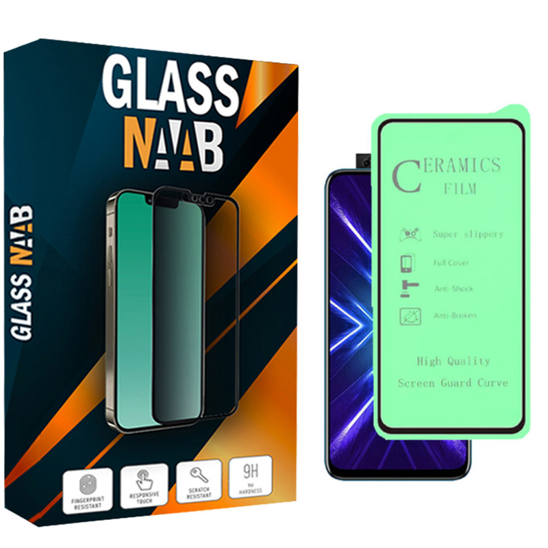 محافظ صفحه نمایش سرامیکی گلس ناب مدل CerShafaf مناسب برای گوشی موبایل هوآوی Y9 Prime 2019 / 9X / Y9s