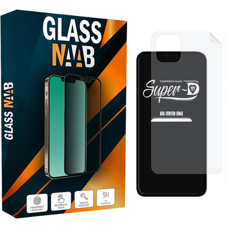 محافظ صفحه نمایش گلس ناب مدل SuperD مناسب برای گوشی موبایل اپل IPhone 11 به همراه محافظ پشت گوشی