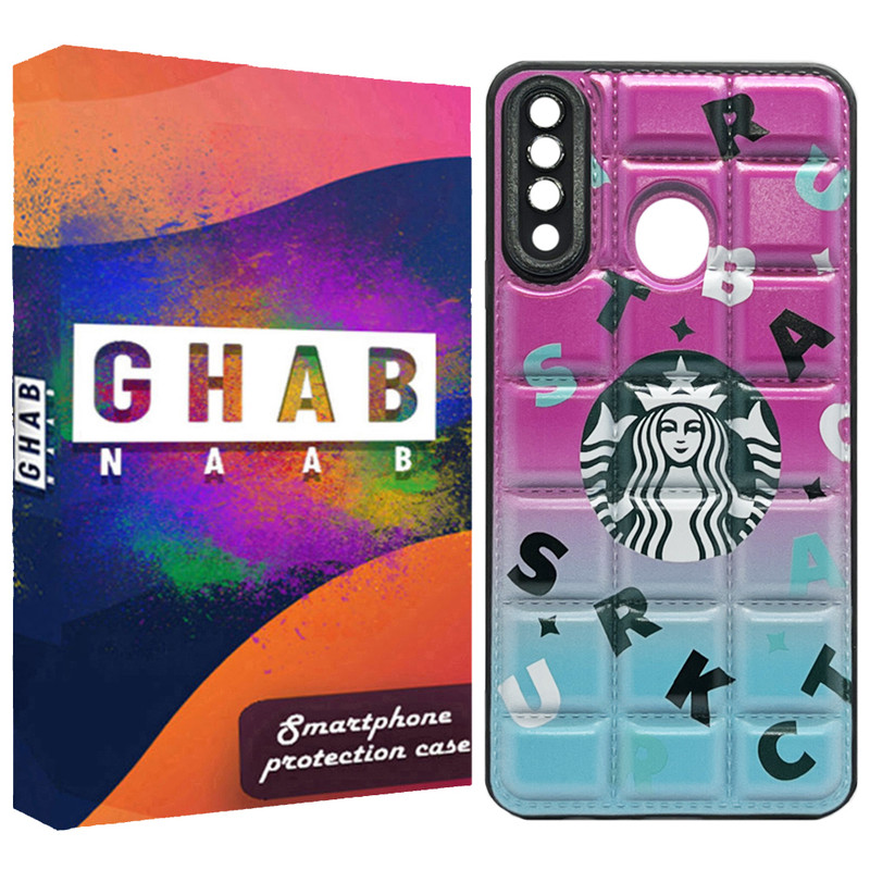 کاور قاب ناب مدل پافری بالشتی طرح star مناسب برای گوشی موبایل سامسونگ Galaxy A20s