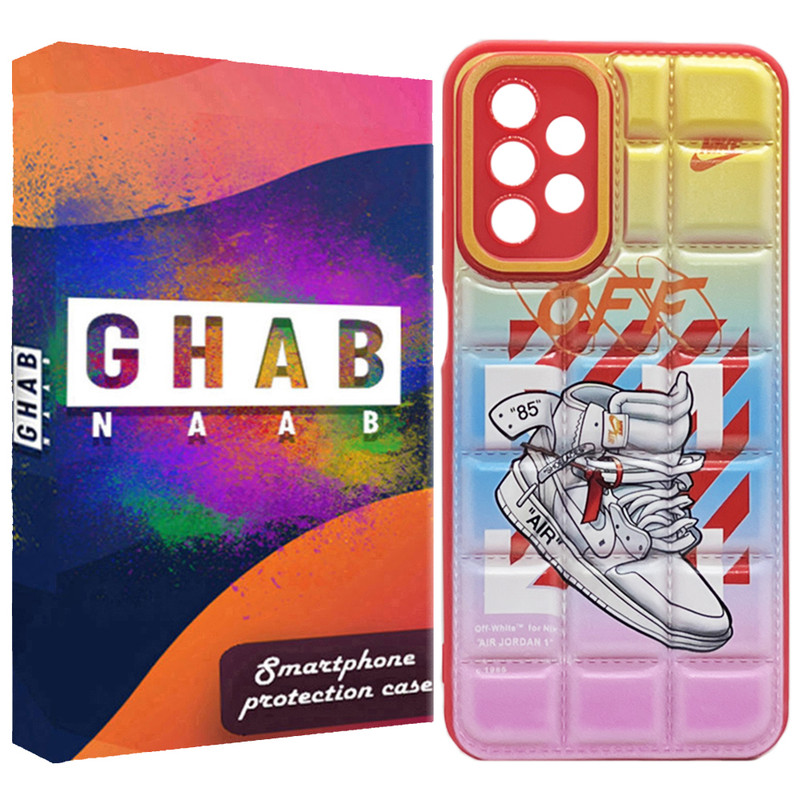 کاور قاب ناب مدل پافری بالشتی طرح کتونی مناسب برای گوشی موبایل سامسونگ Galaxy A33 5G