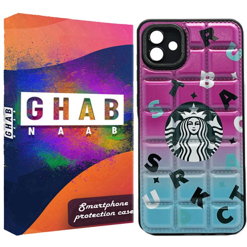 کاور قاب ناب مدل پافری بالشتی طرح star مناسب برای گوشی موبایل سامسونگ Galaxy A04 / M13 5G