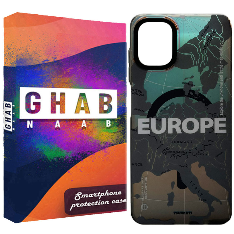 کاور قاب ناب مدل هولوگرامی طرح Europe مناسب برای گوشی موبایل سامسونگ Galaxy A06
