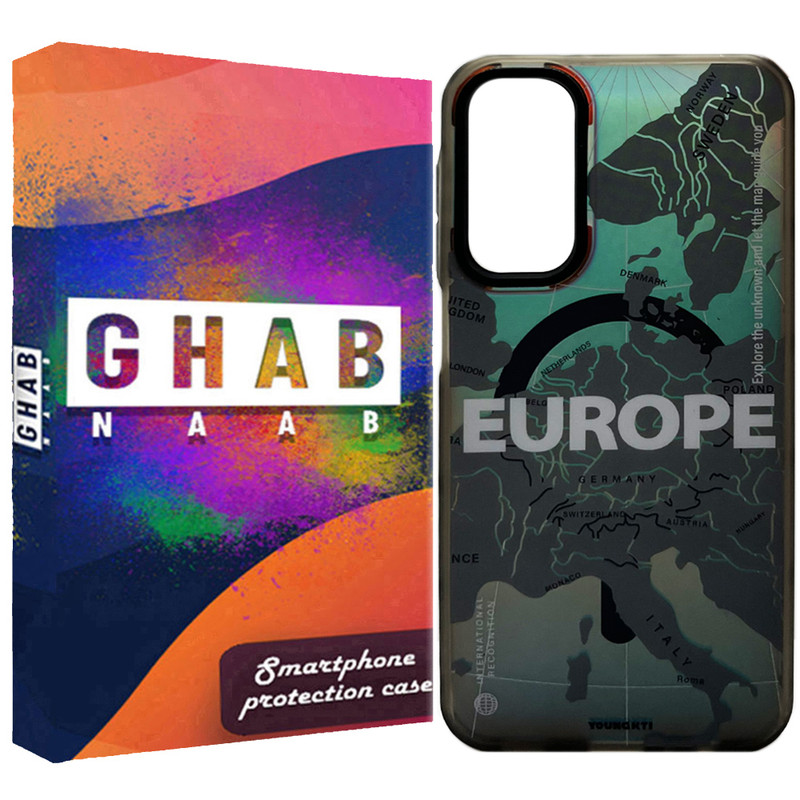 کاور قاب ناب مدل هولوگرامی طرح Europe مناسب برای گوشی موبایل سامسونگ Galaxy A35 / A55