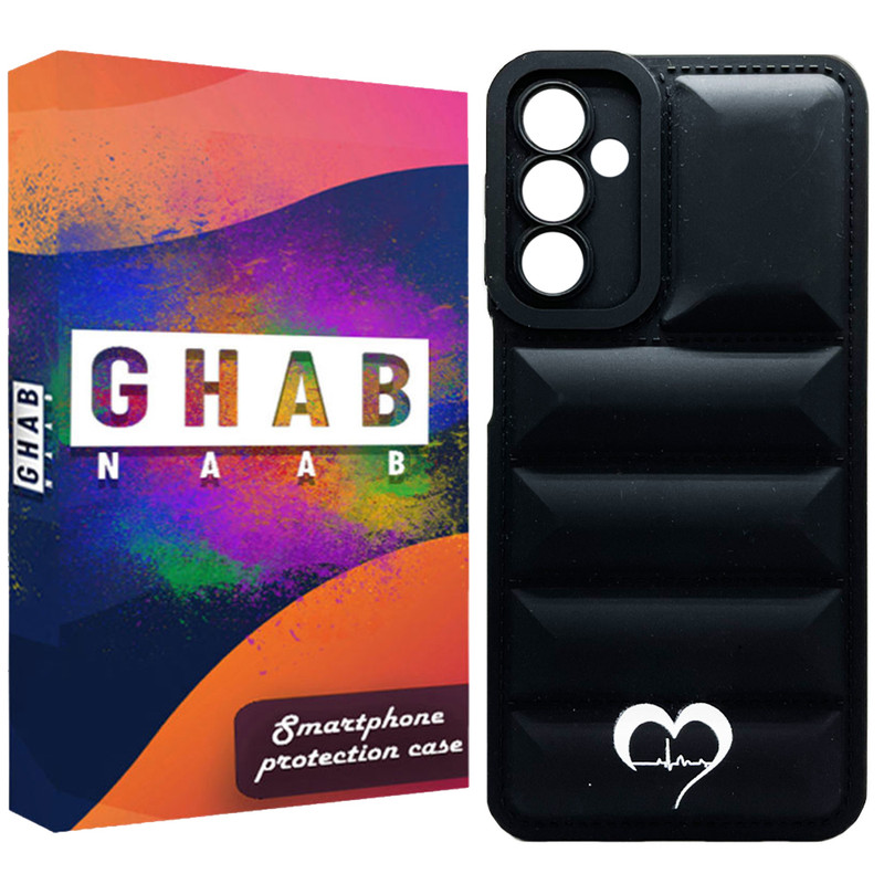 کاور قاب ناب مدل پافر طرح قلب مناسب برای گوشی موبایل سامسونگ Galaxy S23 FE