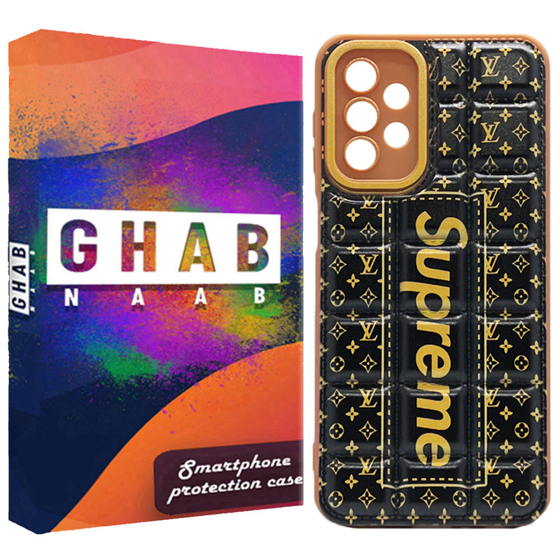 کاور قاب ناب مدل پافری بالشتی طرح شطرنجی مناسب برای گوشی موبایل سامسونگ Galaxy A32 4G