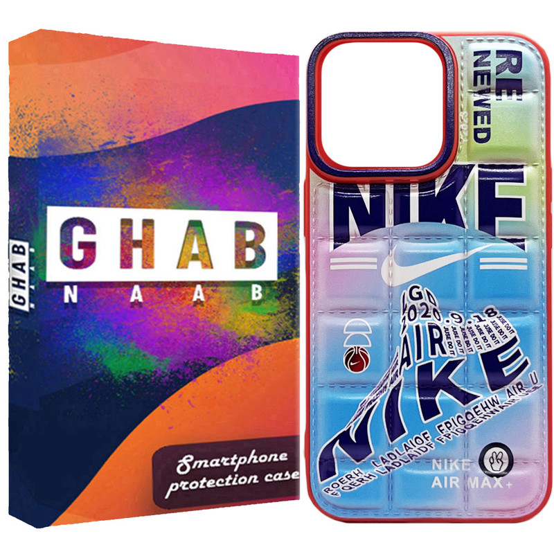 کاور قاب ناب مدل پافری بالشتی طرح air مناسب برای گوشی موبایل اپل IPhone 15 Pro Max